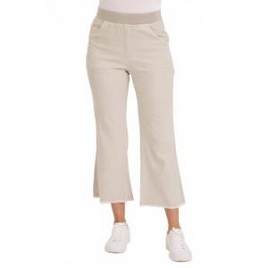 NEW WEARABLES lorilei twill flare pull-on pant in beige